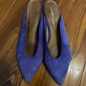 Intentionally Blank mule kitten heels